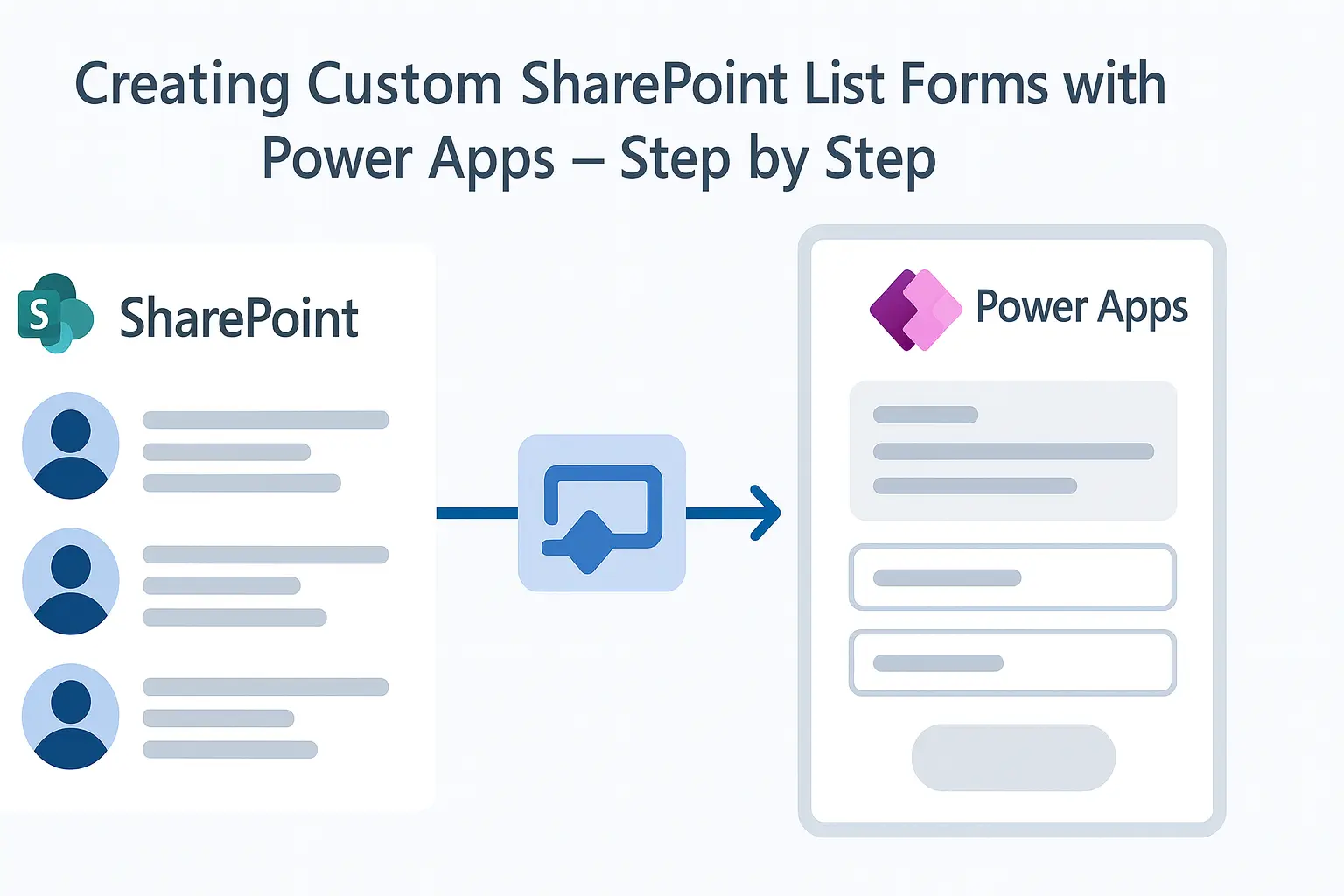 Creating Custom SharePoint List Forms with Power Apps – Step by Step