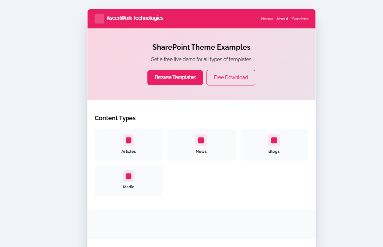 SharePoint Layout & Theme Examples