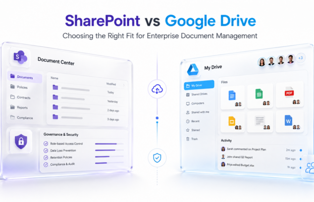 SharePoint vs Google Drive: Which is Better for Enterprise Document Management?