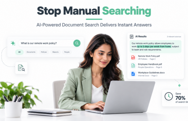 Ask, Don’t Search: How AI Lets Employees Get Instant Answers From Company Documents
