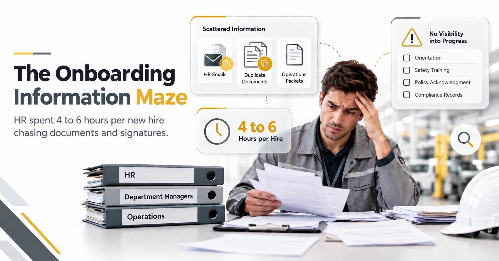 Employee onboarding process challenges