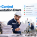 Manufacturing quality control documentation errors