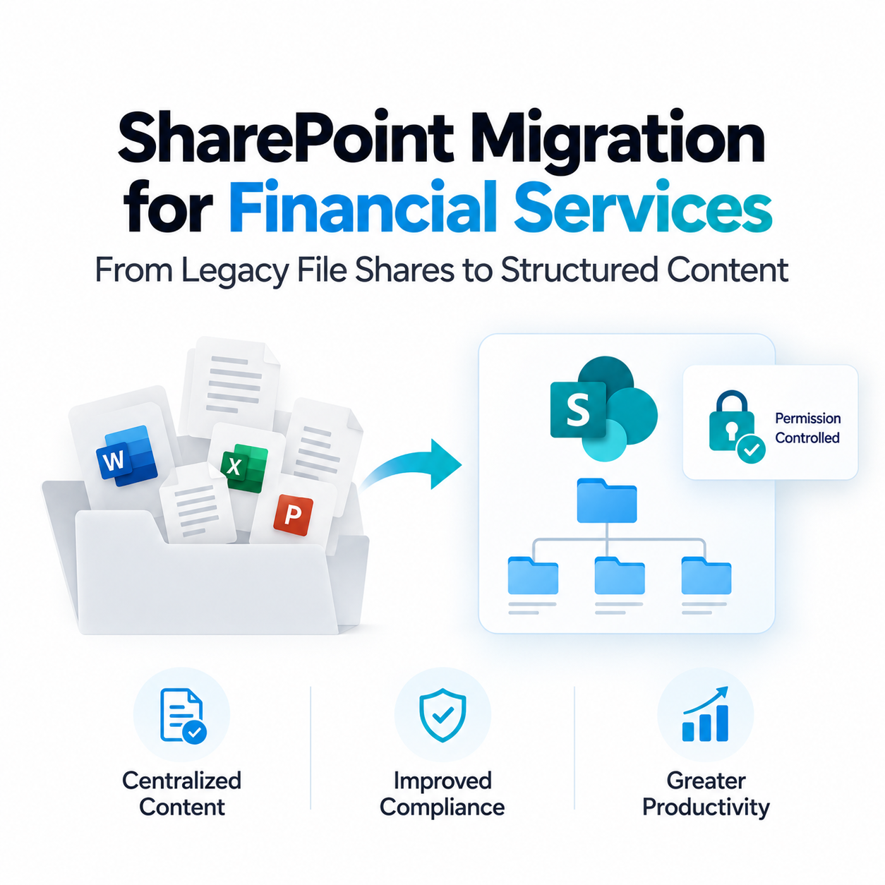 Sharepoint migration services for financial